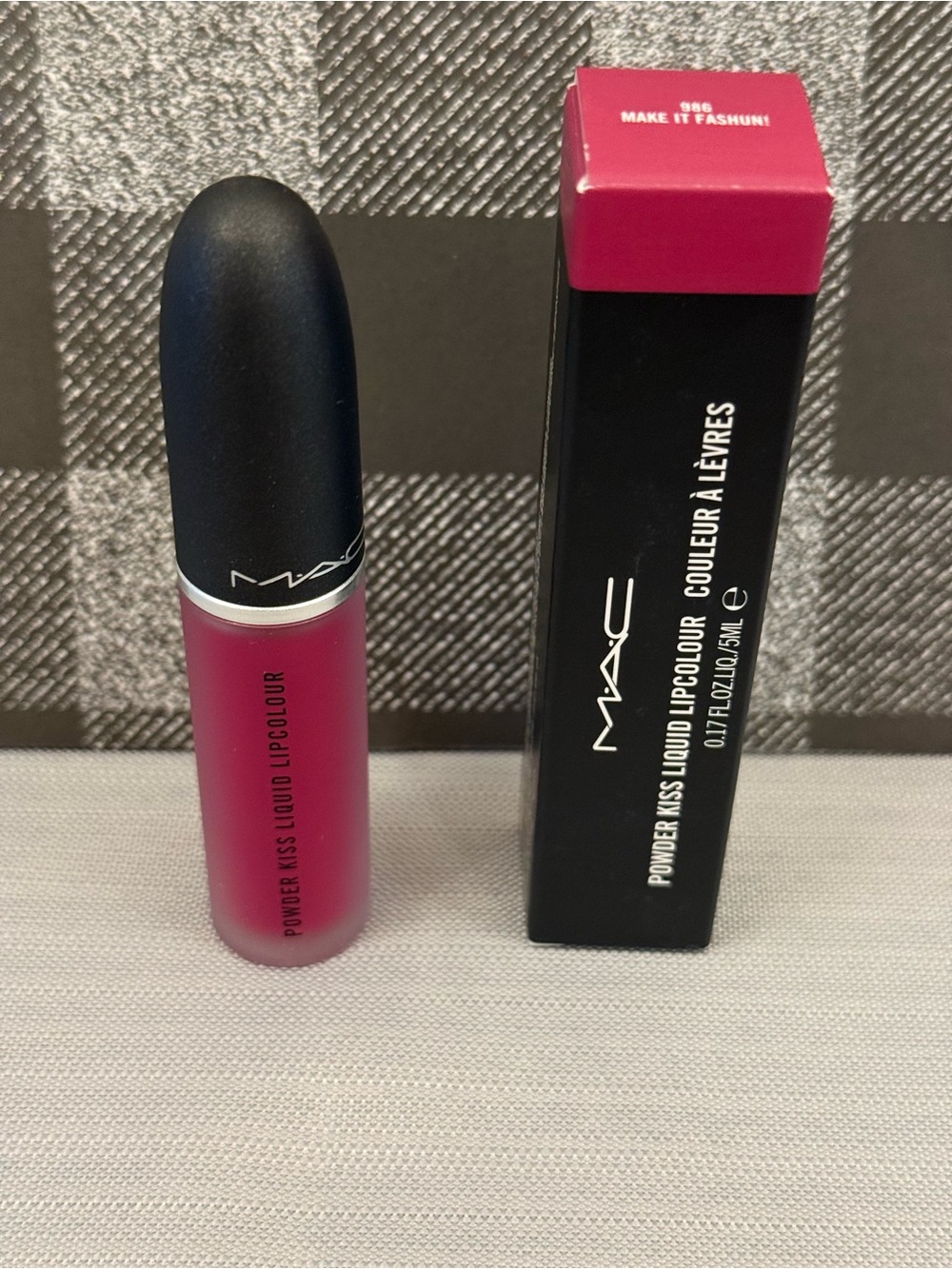 MAC Cosmetics Powder Kiss Liquid Lipcolour - Bright Rose Pink
